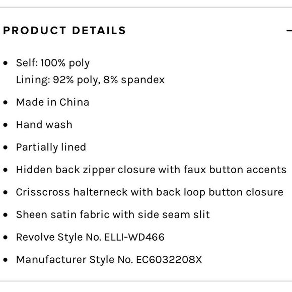 MAKE AN OFFER* NEW Elliatt x Revolve Larina Maxi Dress in Pearl Small - Picture 12 of 14